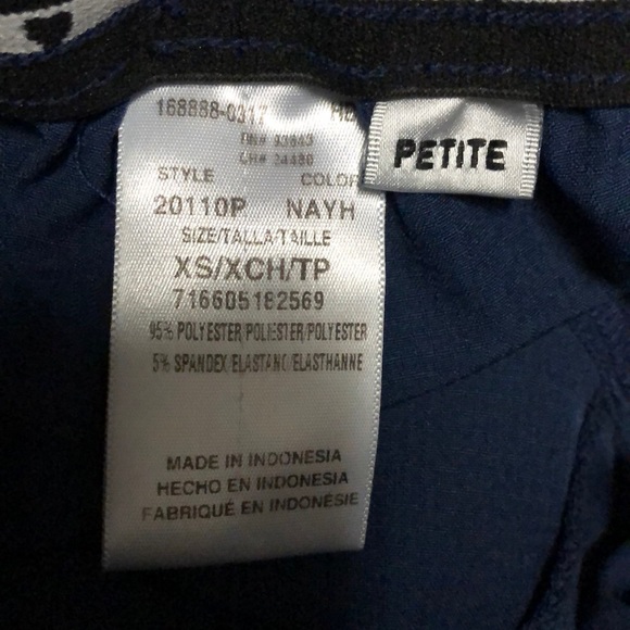 Heartsoul navy scrub bottom size XS Petite. - Picture 2 of 2